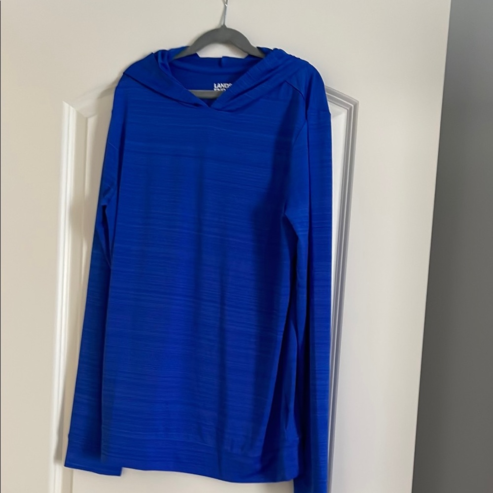 Boy’s Royal Blue Hooded Long Sleeve Sun Shirt